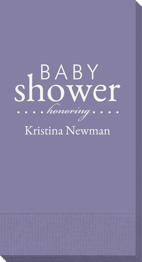Baby Shower Honoring Guest Towels